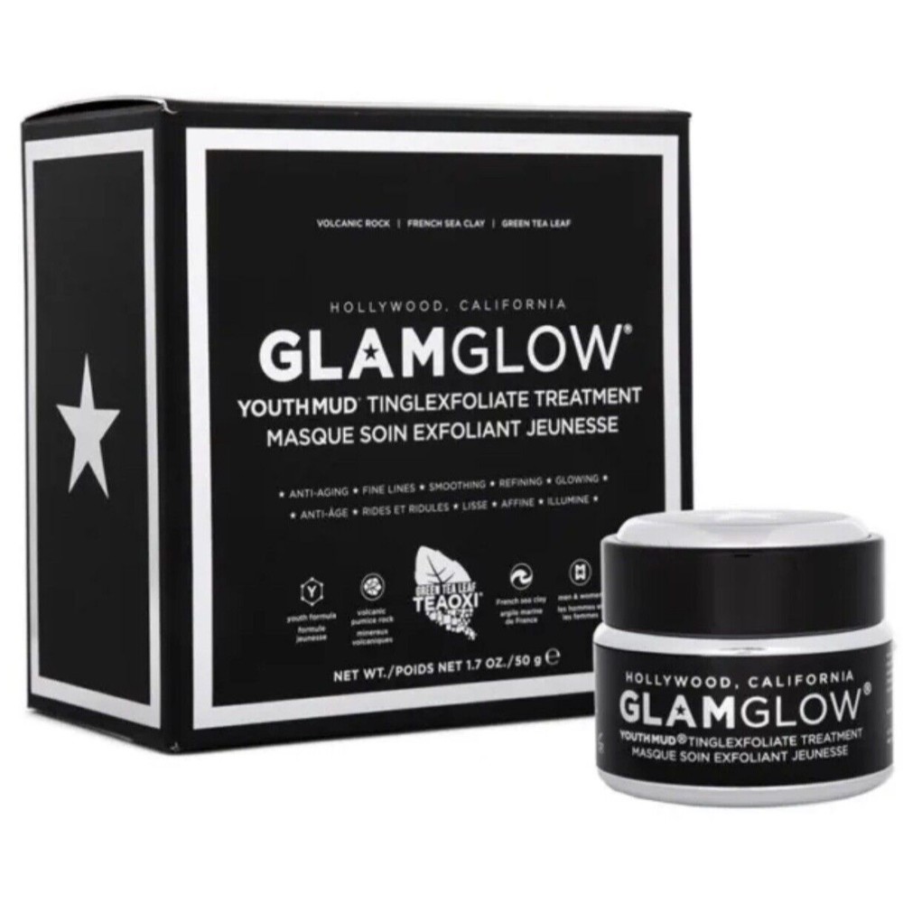 GlamGlow Youthmud Hollywood California Glow Stimulating Treatment 1.7oz …